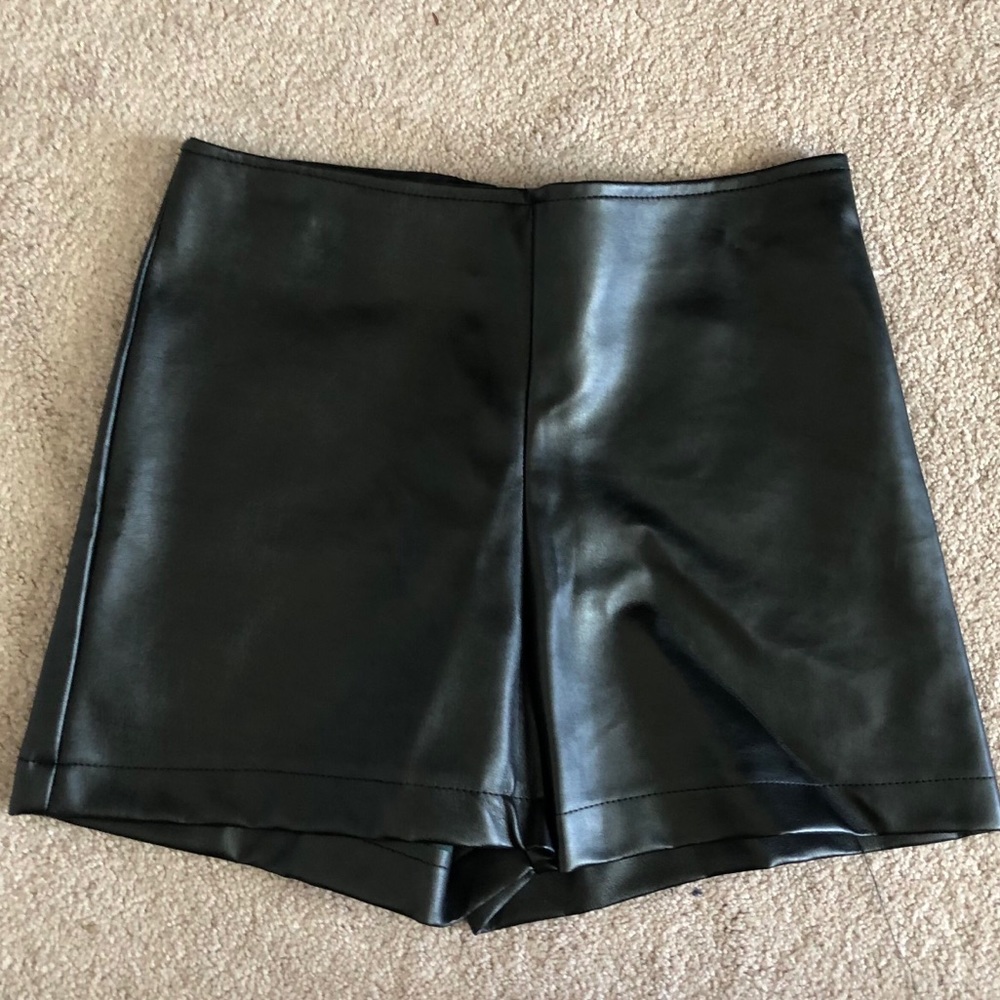 SOLD Faux-leather Hot Pants